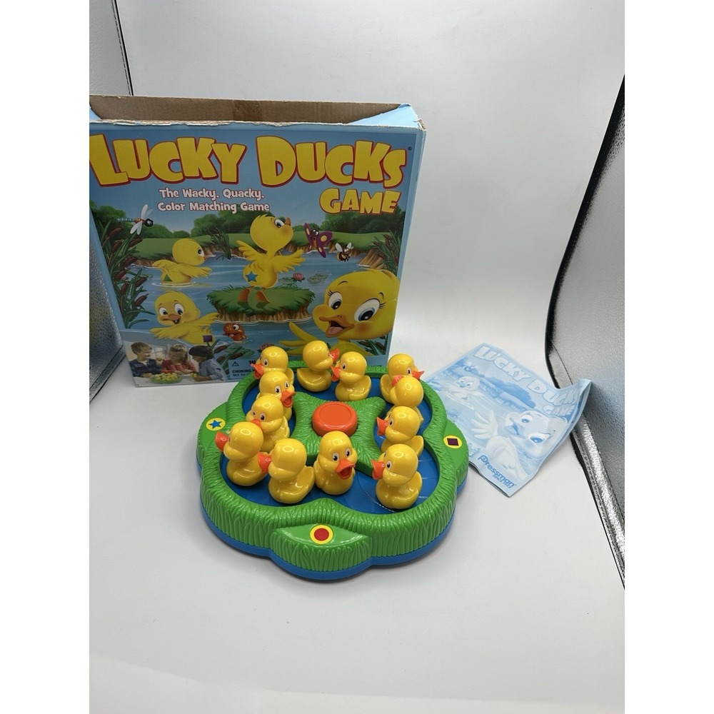 Lucky Ducks Preschool Game Pressman Complete w/instructions-2015, Good condition